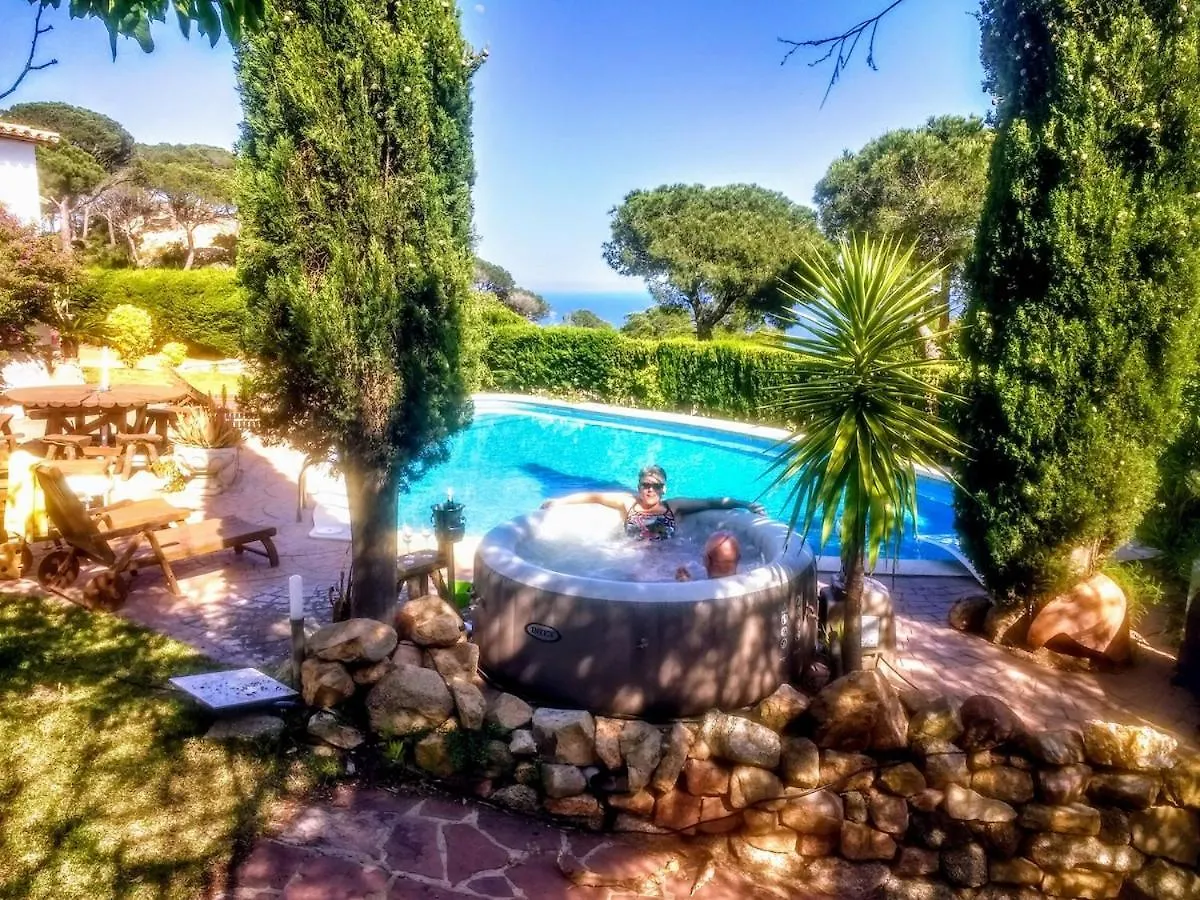 Private Villa In Sant Feliu De Guixols Costa Brava Pool Overlooking Bay